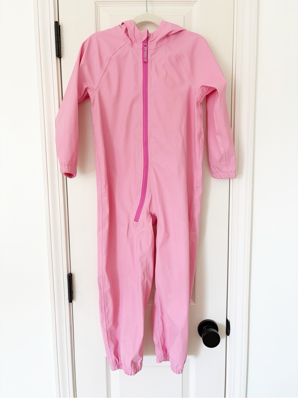 5T • girls cat & jack rain suit Kids Pink Hooded One-Piece Rain Suit